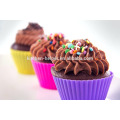 BPA Free Food Grade Küche Kuchen Backwerkzeuge Hitzebeständige wiederverwendbare Soft Silikon Cupcake Muffin Cup